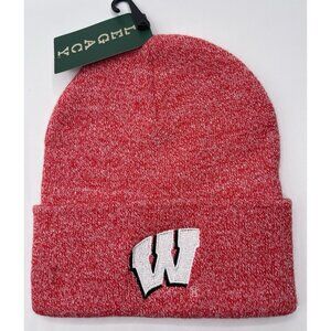 Legacy Beanie Hat Wisconsin‎ Badgers Red Cap Embroidered